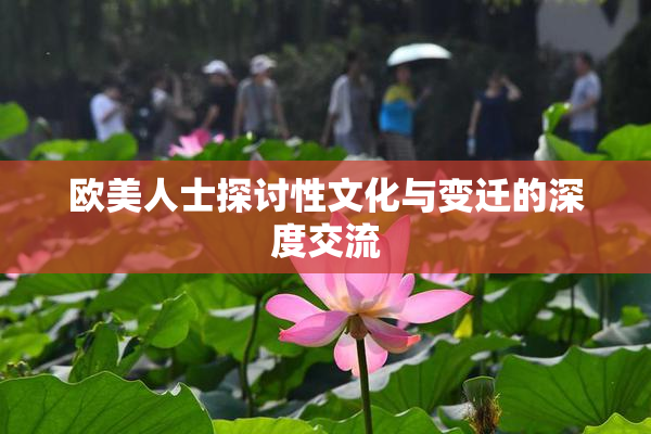 欧美人士探讨性文化与变迁的深度交流