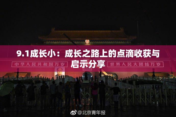 9.1成长小：成长之路上的点滴收获与启示分享