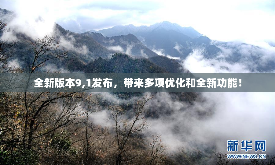 全新版本9,1发布，带来多项优化和全新功能！