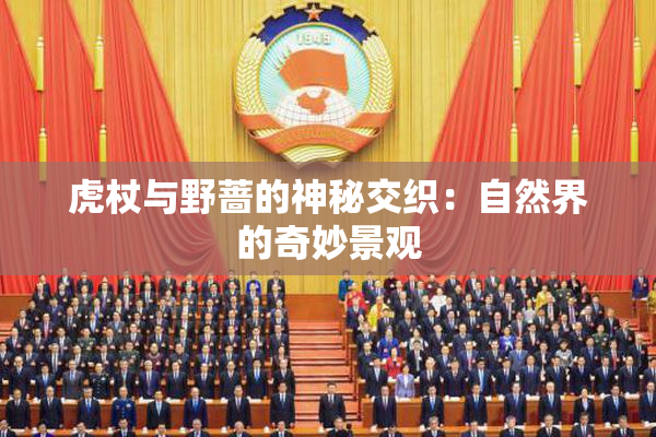 虎杖与野蔷的神秘交织：自然界的奇妙景观