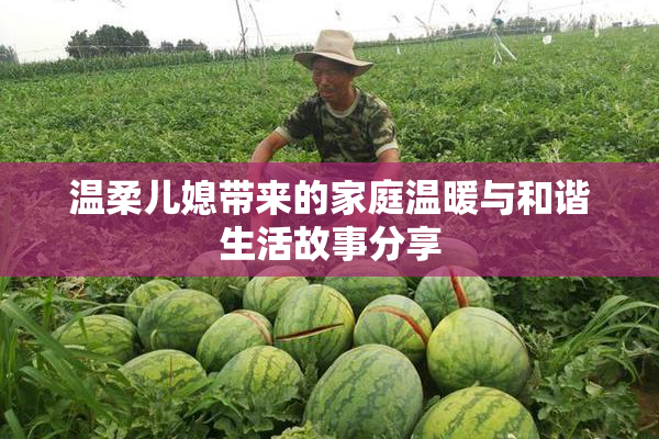 温柔儿媳带来的家庭温暖与和谐生活故事分享
