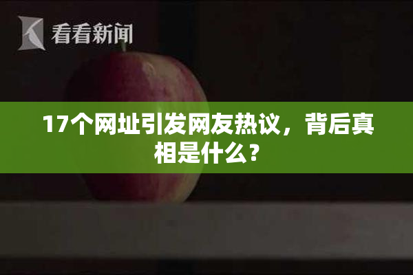17个网址引发网友热议，背后真相是什么？