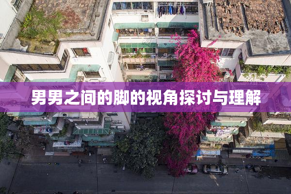男男之间的脚的视角探讨与理解