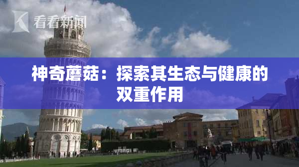 神奇蘑菇：探索其生态与健康的双重作用