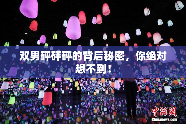 双男砰砰砰的背后秘密，你绝对想不到！