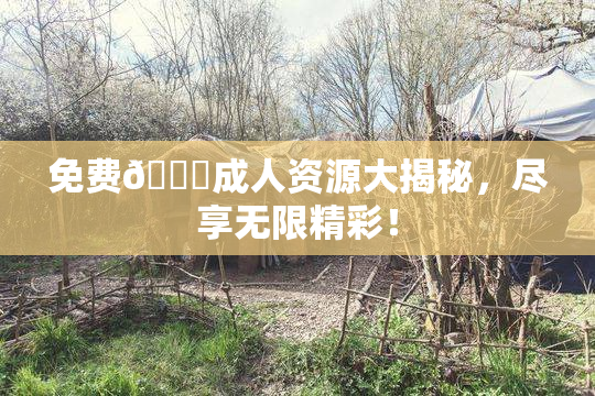 免费🔞成人资源大揭秘，尽享无限精彩！