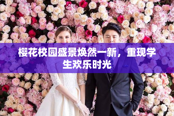 樱花校园盛景焕然一新，重现学生欢乐时光