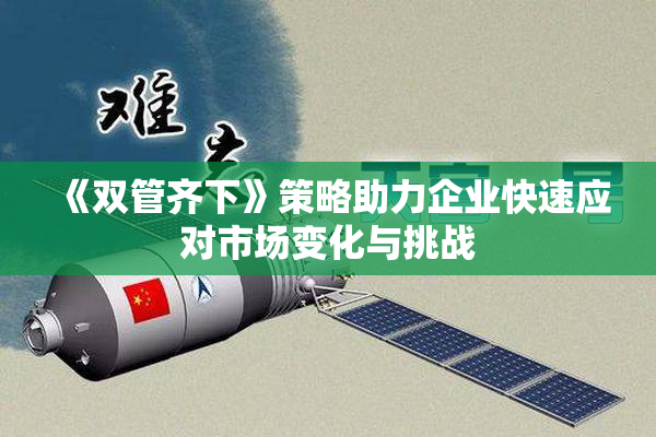 《双管齐下》策略助力企业快速应对市场变化与挑战