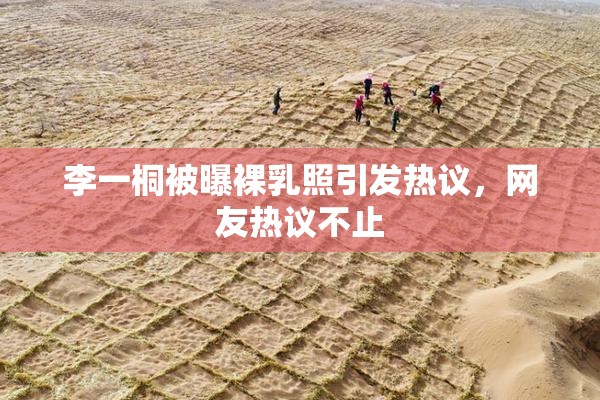 李一桐被曝裸乳照引发热议，网友热议不止
