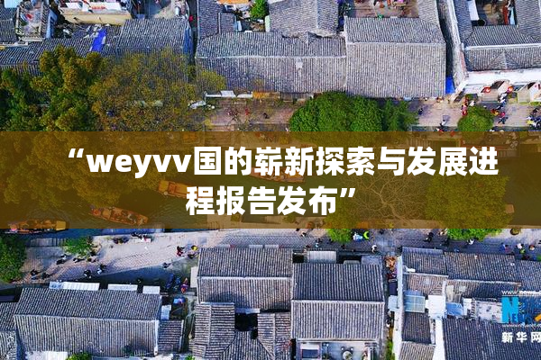 “weyvv国的崭新探索与发展进程报告发布”