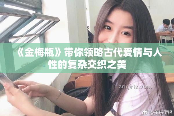《金梅瓶》带你领略古代爱情与人性的复杂交织之美