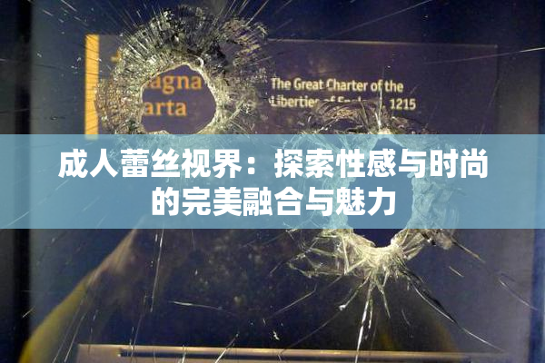 成人蕾丝视界：探索性感与时尚的完美融合与魅力