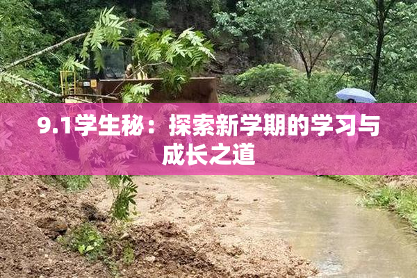 9.1学生秘：探索新学期的学习与成长之道