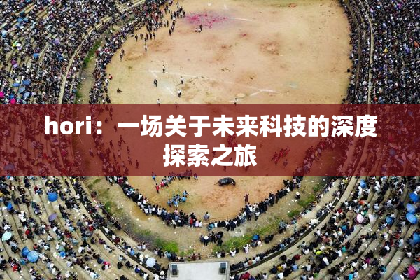 hori：一场关于未来科技的深度探索之旅