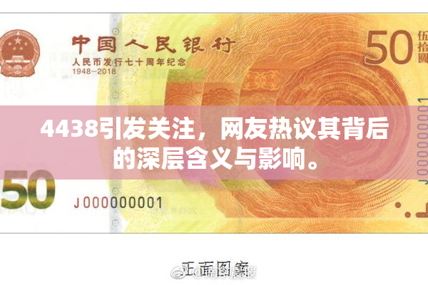 4438引发关注，网友热议其背后的深层含义与影响。