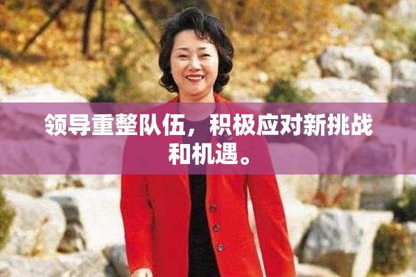 领导重整队伍，积极应对新挑战和机遇。