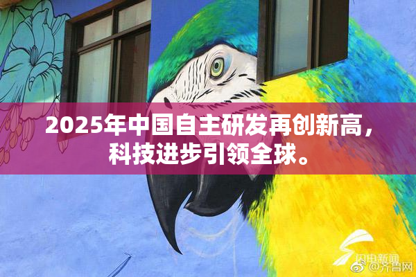 2025年中国自主研发再创新高，科技进步引领全球。