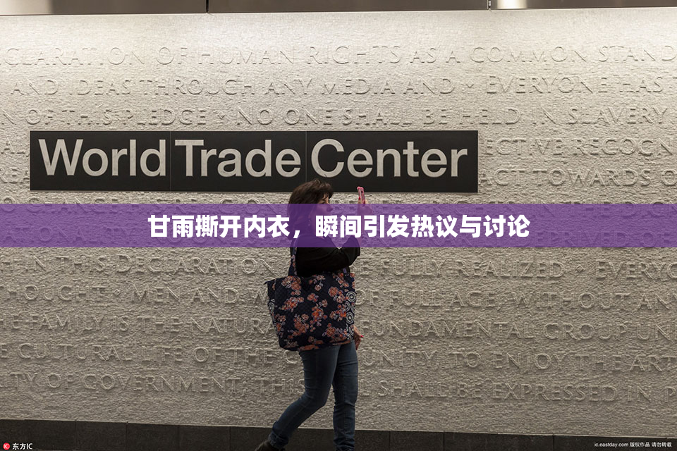 甘雨撕开内衣，瞬间引发热议与讨论