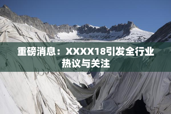 重磅消息：XXXX18引发全行业热议与关注