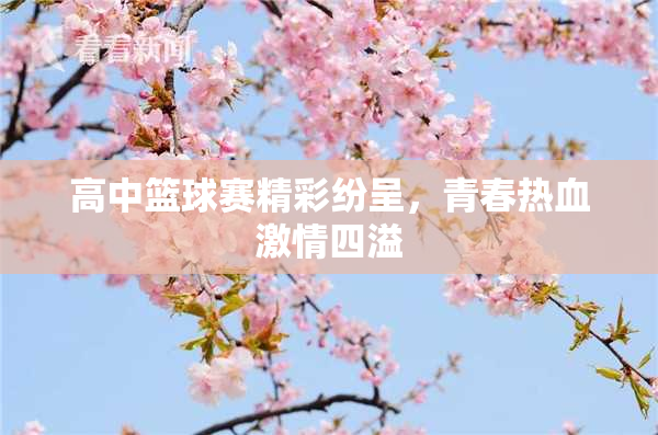 高中篮球赛精彩纷呈，青春热血激情四溢