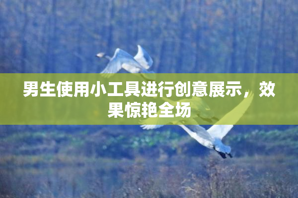 男生使用小工具进行创意展示，效果惊艳全场