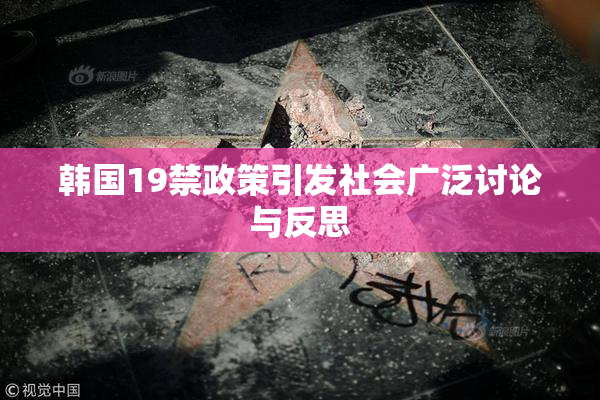 韩国19禁政策引发社会广泛讨论与反思