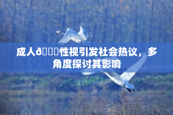 成人🔞性视引发社会热议，多角度探讨其影响