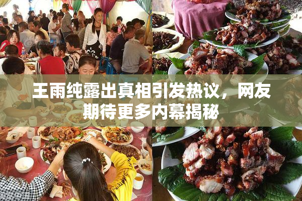 王雨纯露出真相引发热议，网友期待更多内幕揭秘