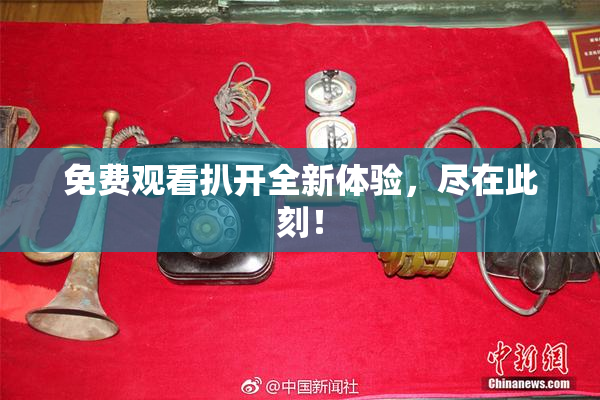 免费观看扒开全新体验，尽在此刻！