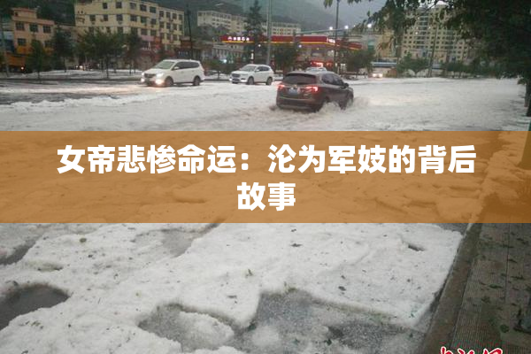 女帝悲惨命运：沦为军妓的背后故事