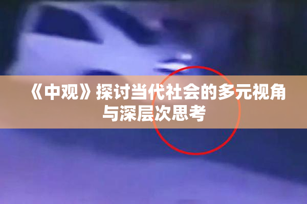 《中观》探讨当代社会的多元视角与深层次思考
