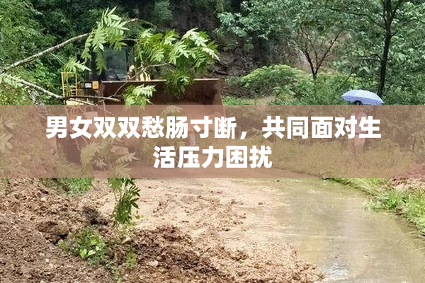 男女双双愁肠寸断，共同面对生活压力困扰