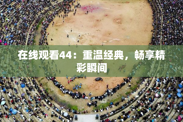 在线观看44：重温经典，畅享精彩瞬间