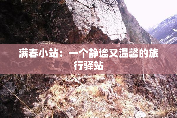满春小站：一个静谧又温馨的旅行驿站