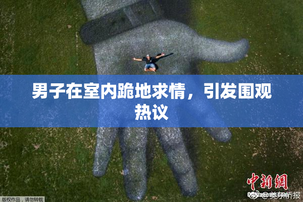 男子在室内跪地求情，引发围观热议