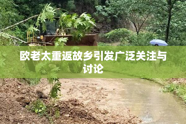 欧老太重返故乡引发广泛关注与讨论