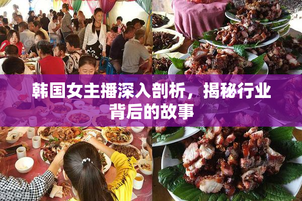 韩国女主播深入剖析，揭秘行业背后的故事