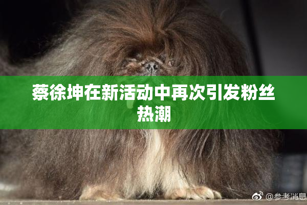 蔡徐坤在新活动中再次引发粉丝热潮