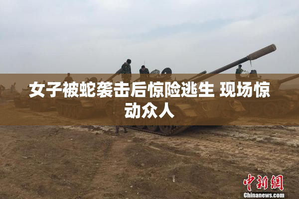 女子被蛇袭击后惊险逃生 现场惊动众人