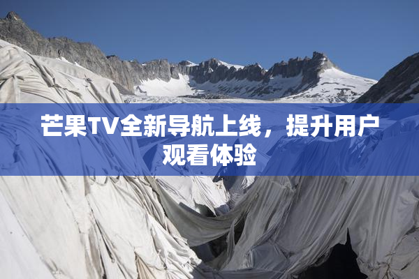 芒果TV全新导航上线，提升用户观看体验