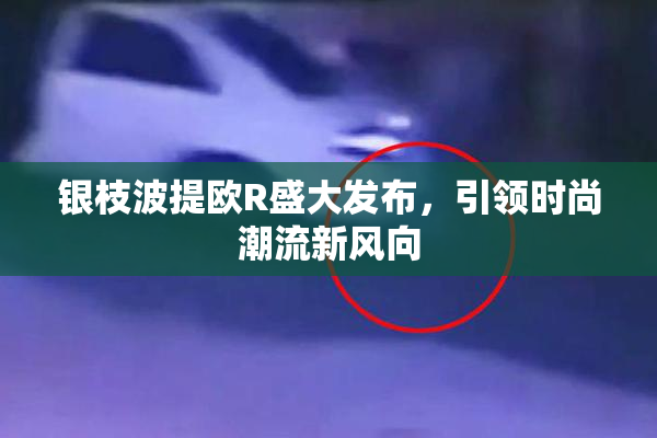 银枝波提欧R盛大发布，引领时尚潮流新风向