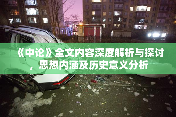 《中论》全文内容深度解析与探讨，思想内涵及历史意义分析