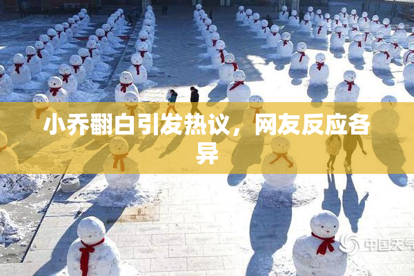 小乔翻白引发热议，网友反应各异