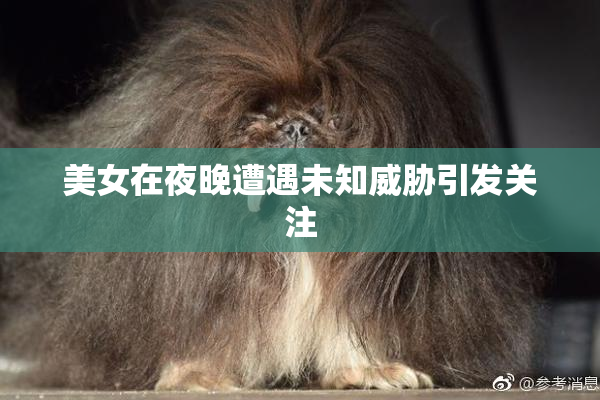 美女在夜晚遭遇未知威胁引发关注