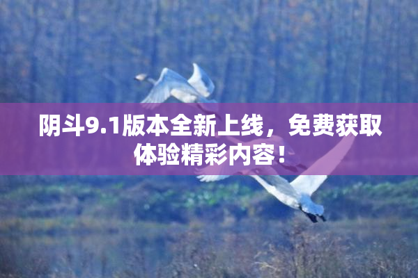 阴斗9.1版本全新上线，免费获取体验精彩内容！