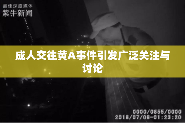 成人交往黄A事件引发广泛关注与讨论