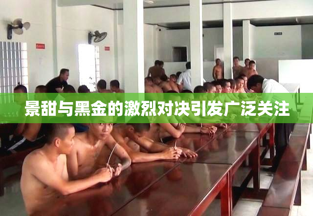 景甜与黑金的激烈对决引发广泛关注