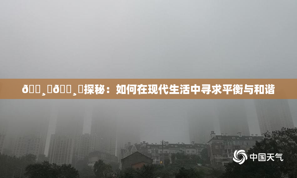 🌸‌🌸‌探秘：如何在现代生活中寻求平衡与和谐