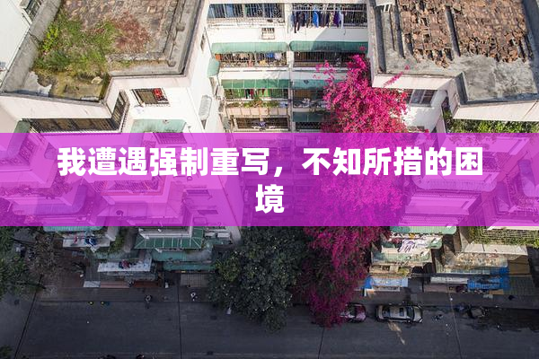 我遭遇强制重写，不知所措的困境
