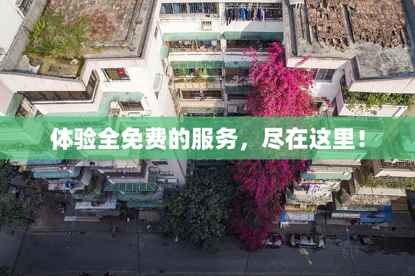 体验全免费的服务，尽在这里！